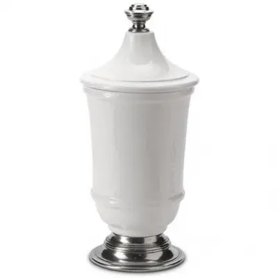 Tuscan Medium Footed Canister 15" H x 6.5" D