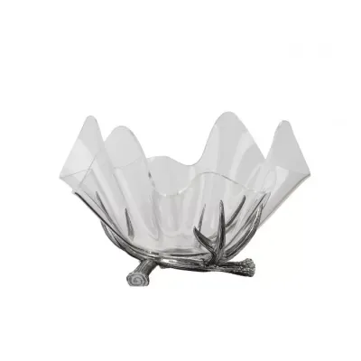 Antler Acrylic Bowl 14" Stand