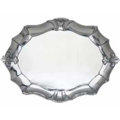 Fleur De Lis Oval Platter