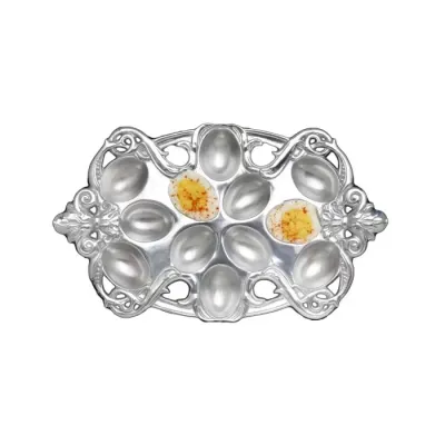 Fleur De Lis Deviled Egg Holder