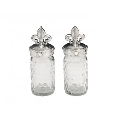 Fleur De Lis Salt and Pepper Set