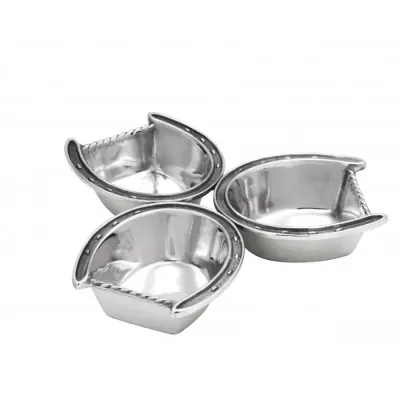 Equestrian Horseshoe Bowl 3-Bowl