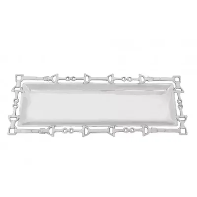Equestrian Open Work Oblong Tray