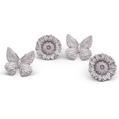 Butterfly Flower Napkin Rings