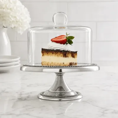 Beaded Dessert Stand Small