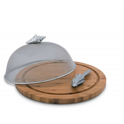 Conch Shell Picnic Cheese Board/Spreader