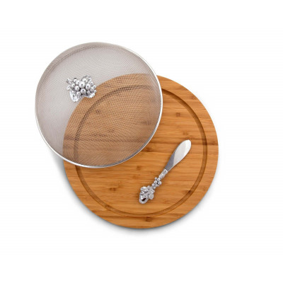 Grape Picnic Cheese Board/Spreader