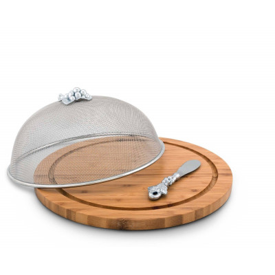 Grape Picnic Cheese Board/Spreader