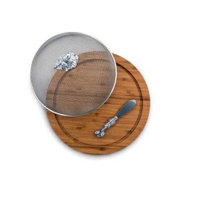Oak Leaf Picnic Cheese Board/Spreader