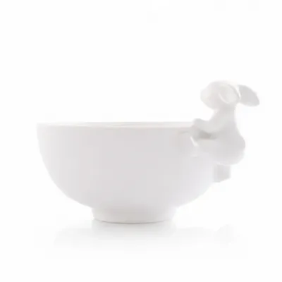 Stoneware Climbing Bunny Small Bowl
