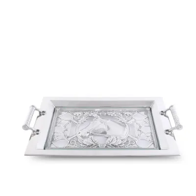 Equestrian Glass Tray