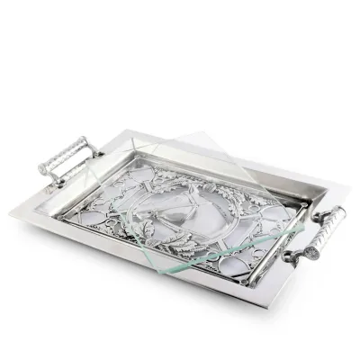 Equestrian Glass Tray