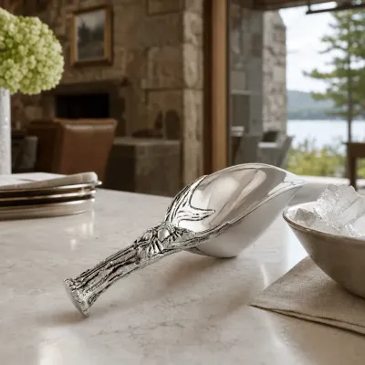 Antler / Oak Leaf Ice Scoop