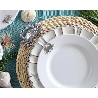 Crab Melamine Lunch Plates Set of Four