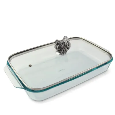 Turkey Casserole Dish with Lid