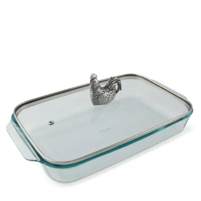 Rooster Casserole Dish with Lid