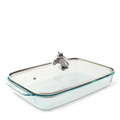 Horse Head Casserole Dish with Lid