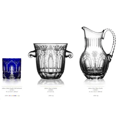 Athens Clear Square Whiskey Decanter