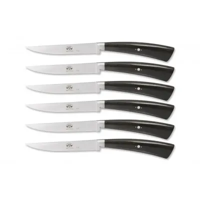 Ebony Plenum Steak Knife Set of Six
