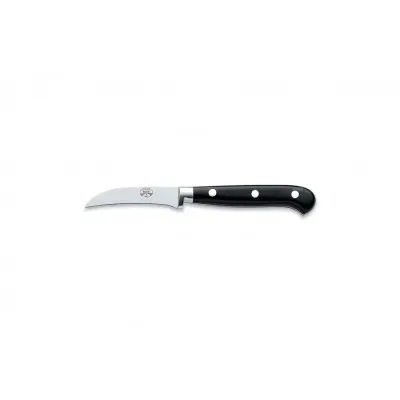 Black Lucite Curved Paring Knife