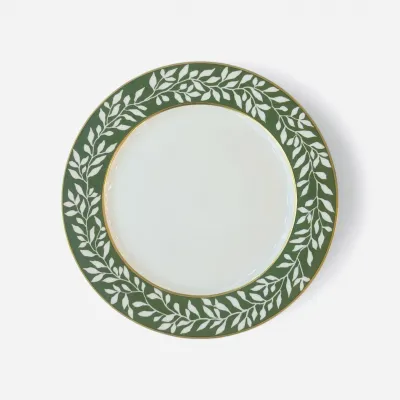 La Bocca Leaf Green Dinner Plate