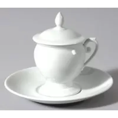 White Mousse Cup&Saucer