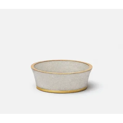 Angelica Sand/Brass Round Wine Coaster