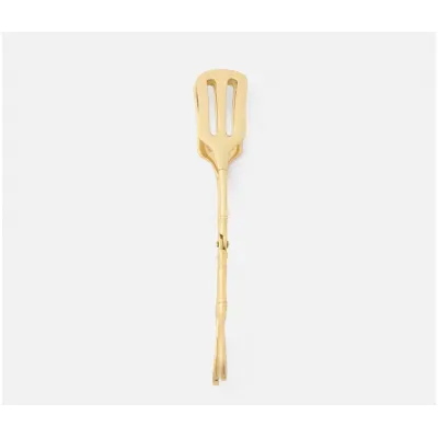 Kayla Polished Gold Serving Tongs Brass Pack of 2