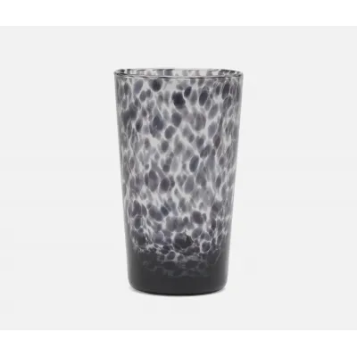 Andrew Leopard Highball Glass Hand Blown, Pack of 6