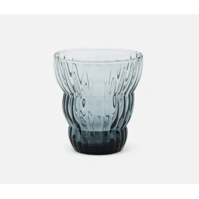 Meredith Smoke, Tumbler Glass, Hand Blown, Pack of 6