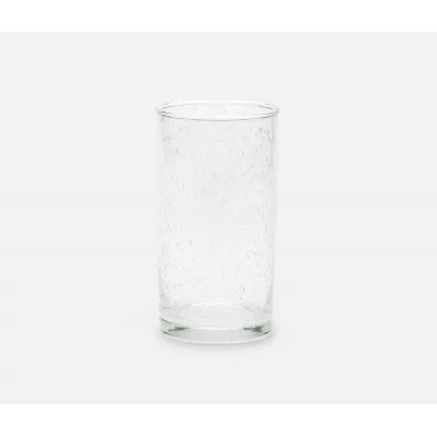 Quinn Clear Highball Glass, Hand Blown, Pack of 6
