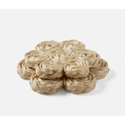 Keenan Bleached, Bubbles, Pot Trivets, Abaca, Set/2