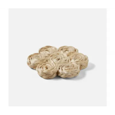 Keenan Bleached, Bubbles, Pot Trivets, Abaca, Set/2
