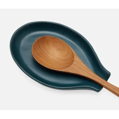 Marcus Midnight Teal Spoon Rest Stoneware Set of 3