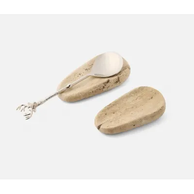 Neya Silver Spoon Rest Set of 2