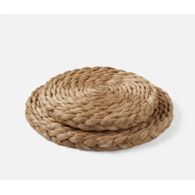 Reid Natural, Round Pot Trivets, Abaca, Set of 2
