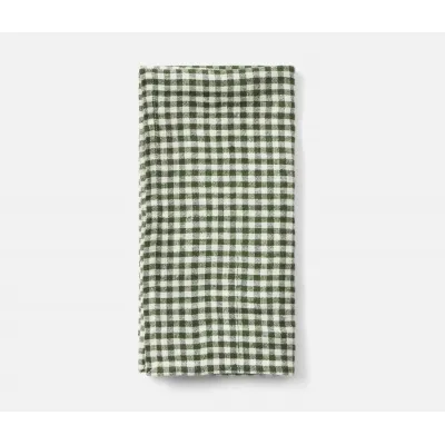 Blake Green/White, Gingham Napkin, 20x20, Pack of 4