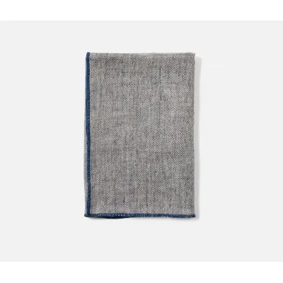 Derren Navy Kitchen Towel Linen 20"X28" Pack of 2