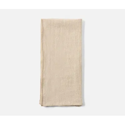 Derren Oatmeal, Napkin, Linen, 20"x20", Pack of 4