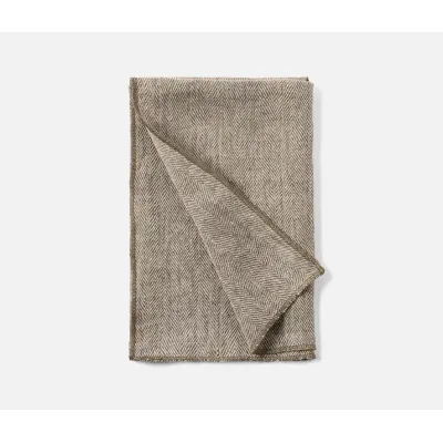 Derren Olive Kitchen Towel Linen 20"X28" Pack of 2