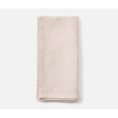 Evelyn Soft Pink, Napkin, Linen, 20x20, Pack of 4