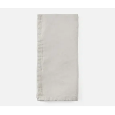 Montague Light Gray Kitchen Towel Linen 20" x 28", Pack of 2