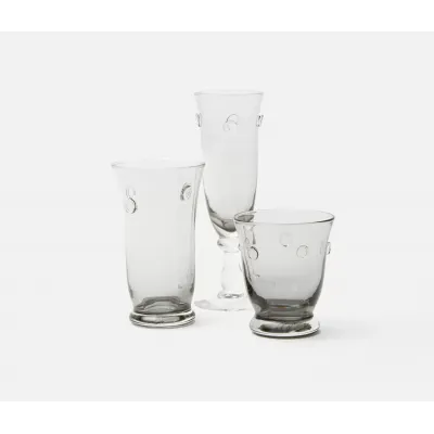 Lucia Pale Gray Highball Glass Hand Blown, Pack of 6