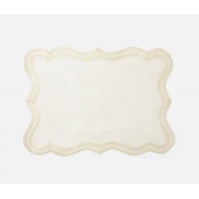 Lorisa Natural Rectangular Placemat Abaca, Pack of 4