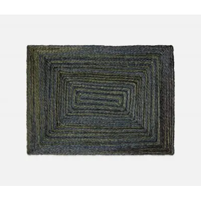 Maddox Mixed Blue/Green Rectangular Placemat Twisted Abaca, Pack of 4