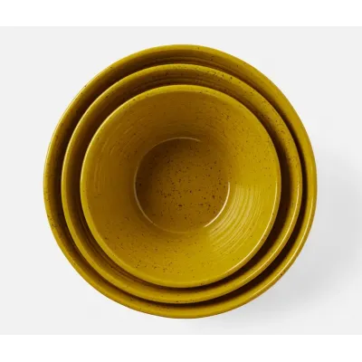 Jules Chartreuse Salt Glaze, Serving Bowl, Stoneware, Set/3