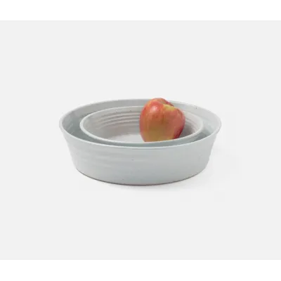 Leon White Salt Glaze, Serving Bowl, Set of 2
