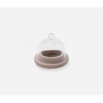 Marcus Pink Salt Glaze, Round Butter Dish, Stoneware, Pack of 2