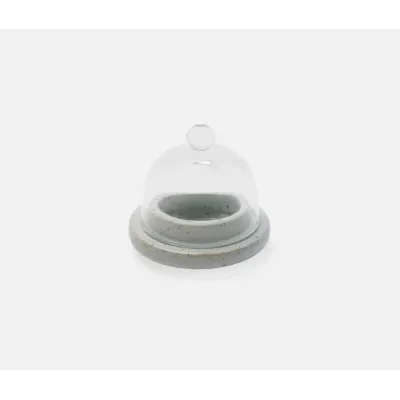 Marcus White Salt Glaze, Round Butter Dish, Stoneware, Pack of 2