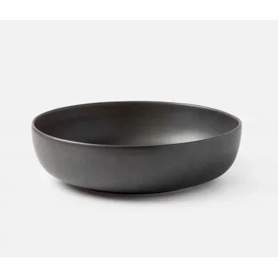 Marcus Black Glaze, Round Serving Bowl, Stoneware, Large, Pack of 2